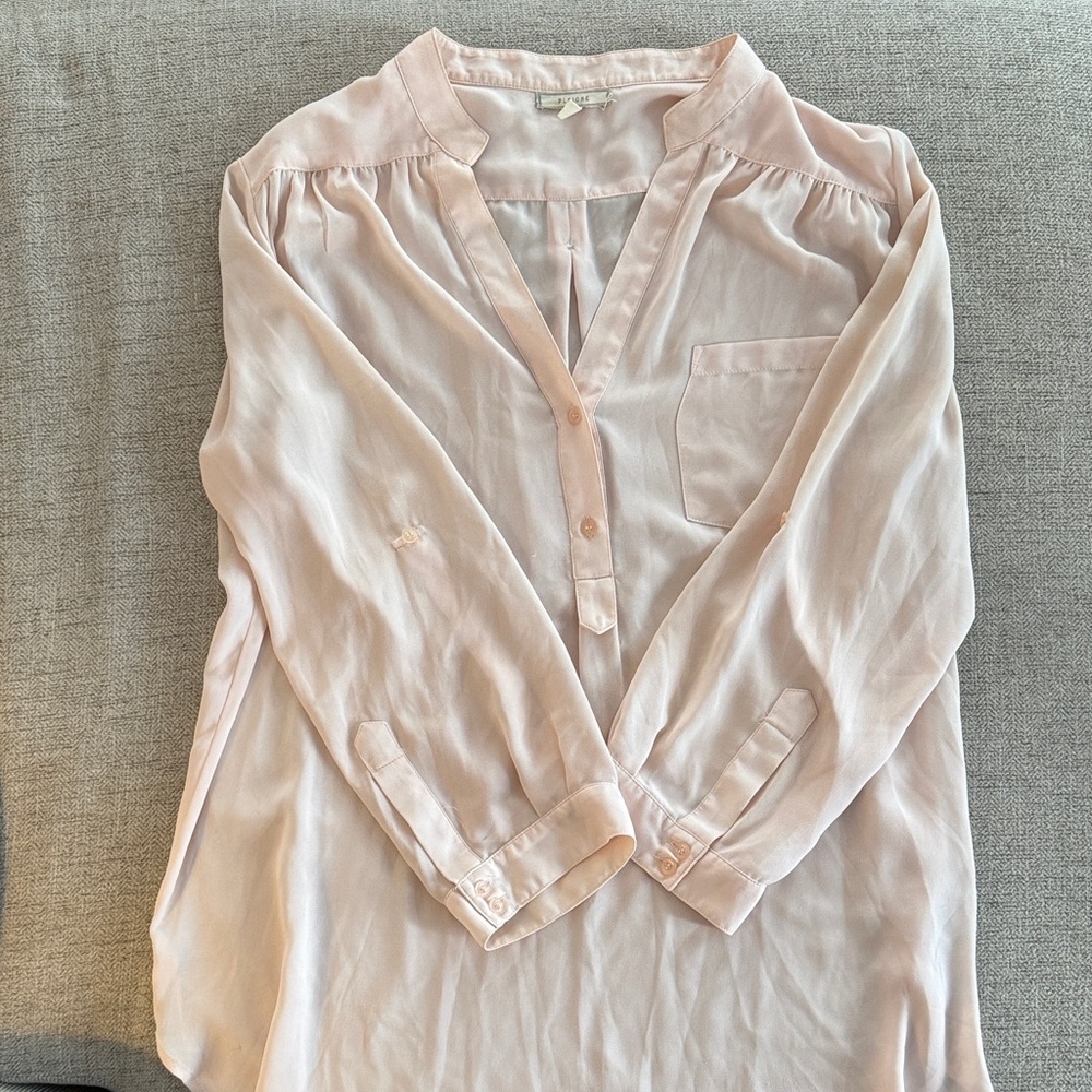 Elegant Pink Women's Blouse